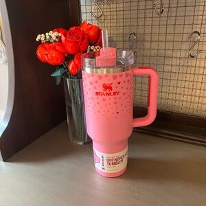 Target x Stanley Pink Valentine 40oz Quencher Tumbler